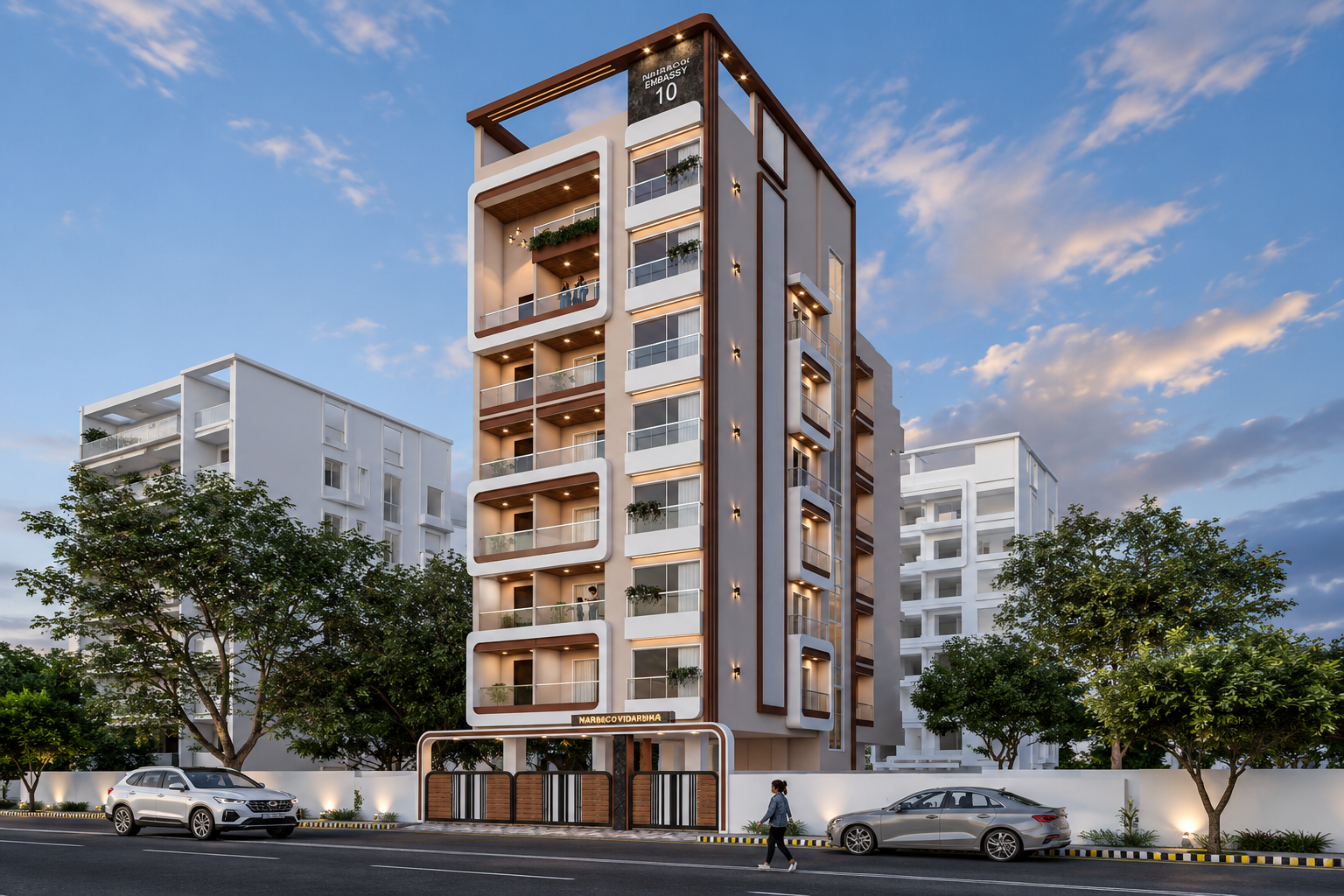 Siddhivinayak Embassy 10 | Premium 2 & 3 BHK Flats in Hanuman Nagar, Nagpur - Siddhivinayak Group